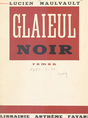 cover image of Glaïeul noir